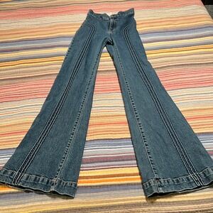 Revice Denim Rollergirl Flares High Waisted Jeans Women's Size 26